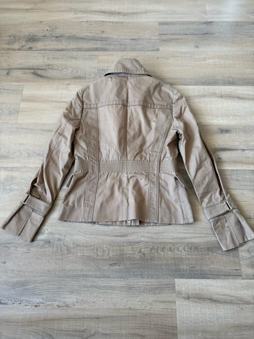 Gucci Tan Khaki Cotton Utility Safari Jacket - US 6 (IT 42) - Picture 5 of 8